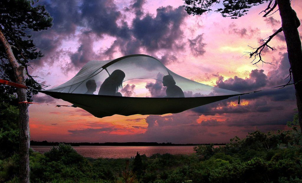 water shade floating tent