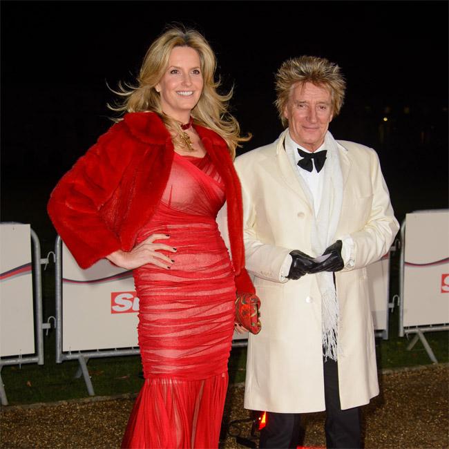 Rod Stewart And Penny Lancaster Renew Vows Its The Vibe