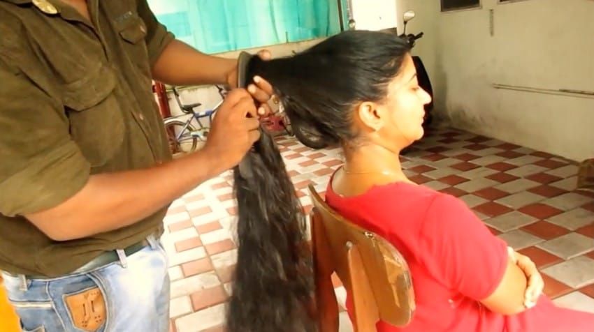 Teacher Chops Off Over A Foot Of Her Extremely Long Hair For A
