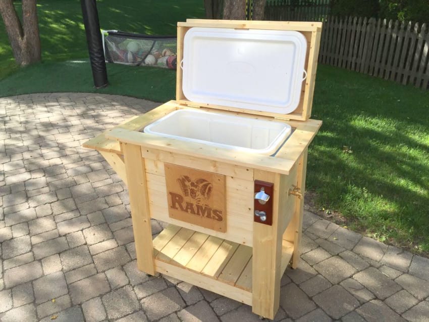 cooler box stand