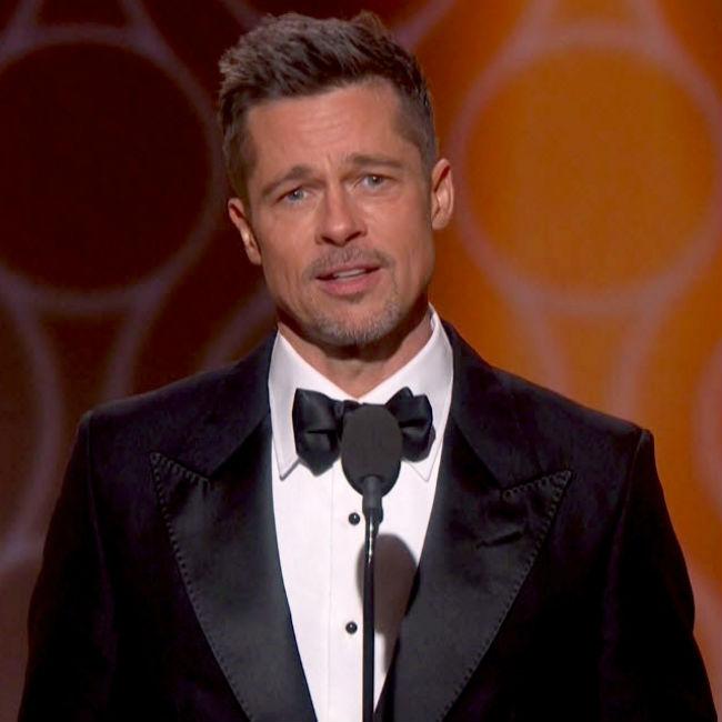 Brad Pitt makes surprise Golden Globes appearance Its The Vibe