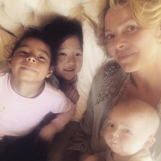 Katherine Heigl's ideal morning is cuddling her kids - Its The Vibe