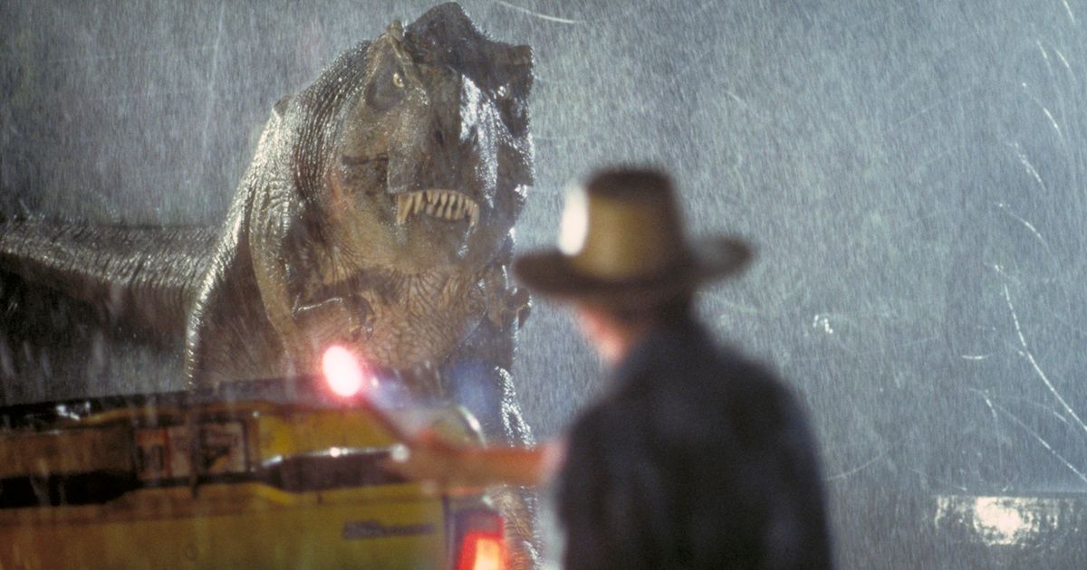 jurassic park 2 t rex in the city