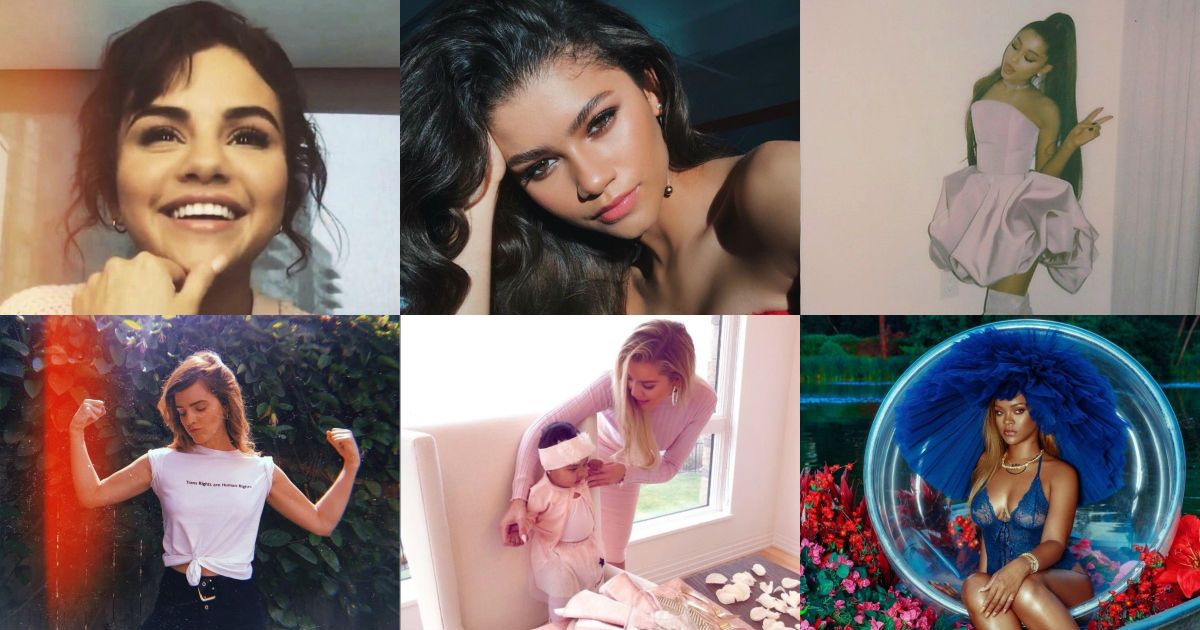 the 20 most followed women on instagram - which celebrity instagram account had the most followers in 2018