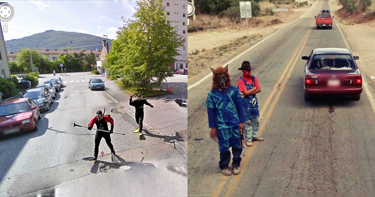 Funny Things Caught On Google Maps