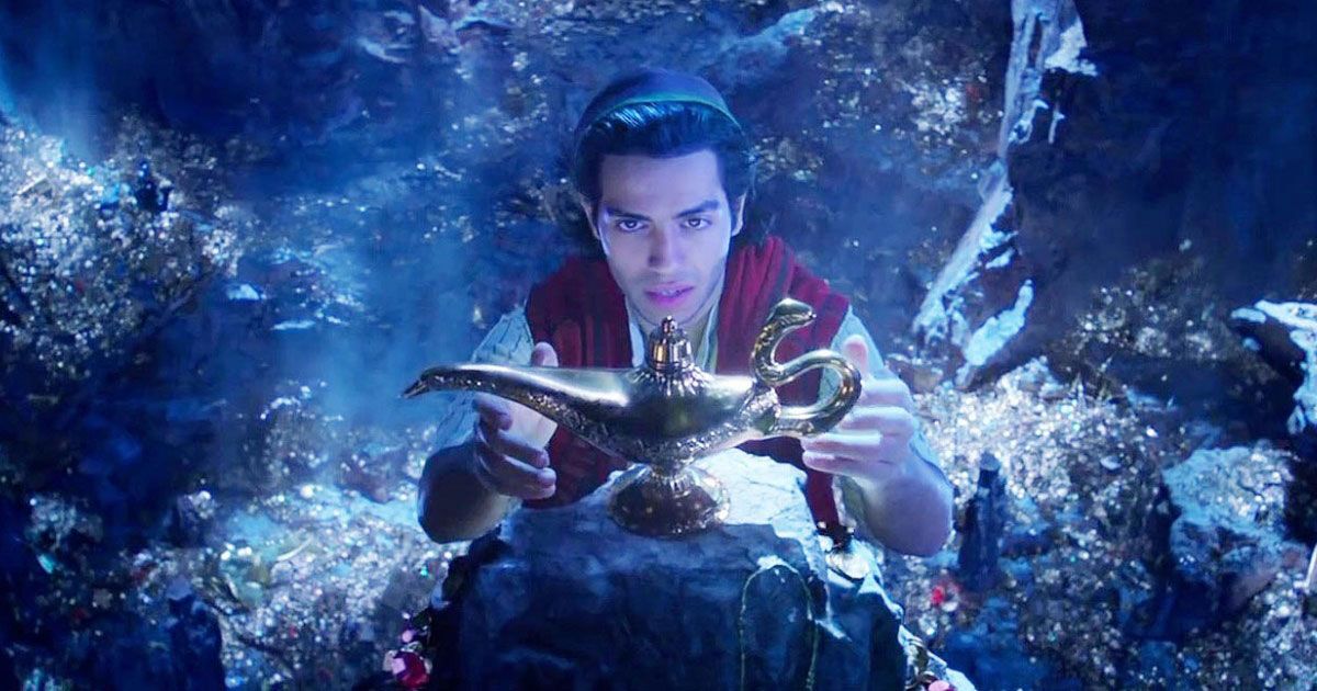 Aladdin Protagonistas voam no tapete mágico no novo pôster ...